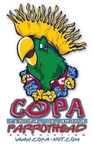 Central Oklahoma Parrothead Association logo
